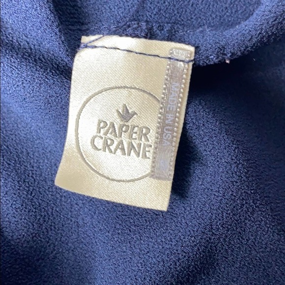 Anthropologie Paper Crane Tank Top Blue Size Small - Picture 4 of 6